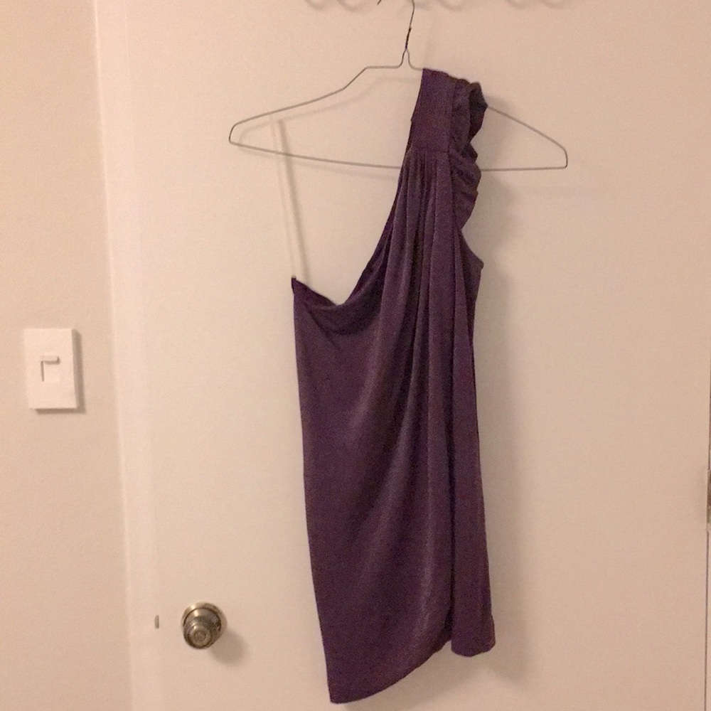 One shoulder marc by Marc jacobs purple dress